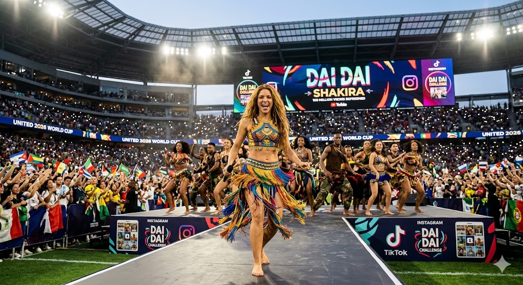 'Dai Dai' de Shakira rompe la barrera de las 100 millones de vistas