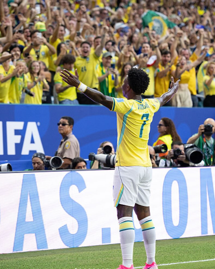 Con cuatro goles en el Mundial 2026, Vinicius Jr. fue uno de los máximos referentes del ataque de Brasil.