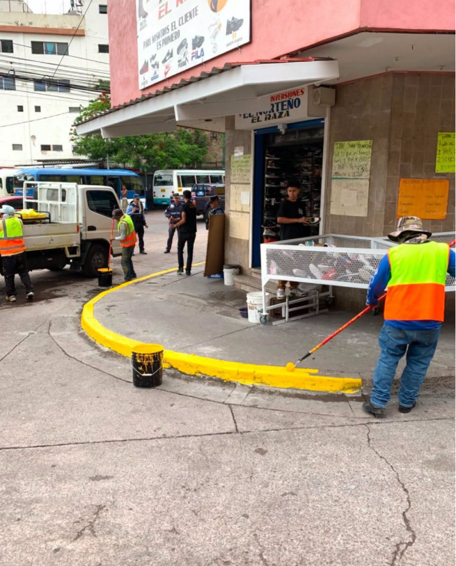 Recientemente la AMDC, se ha dado a la tarea de restablecer el orden vial.