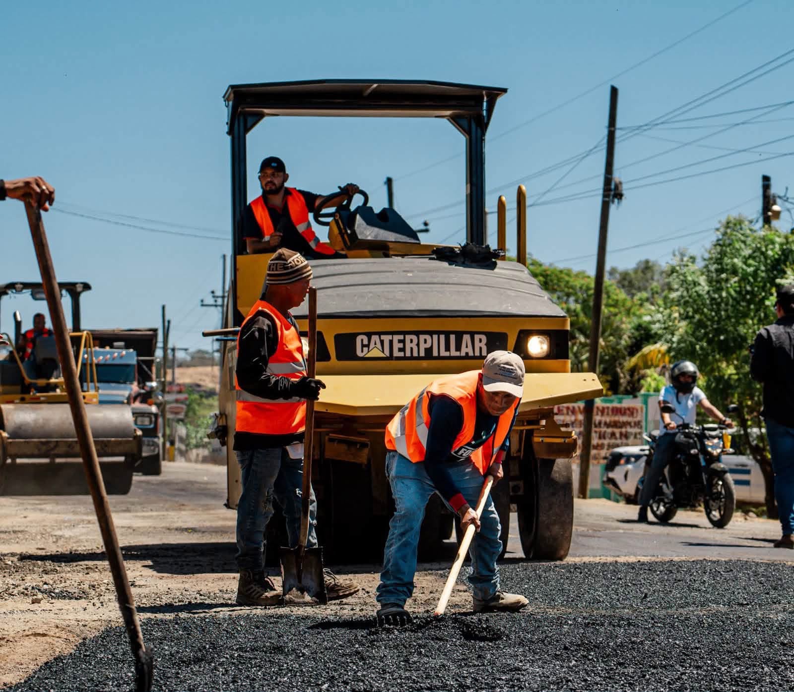 La pavimentación de calles está en marcha