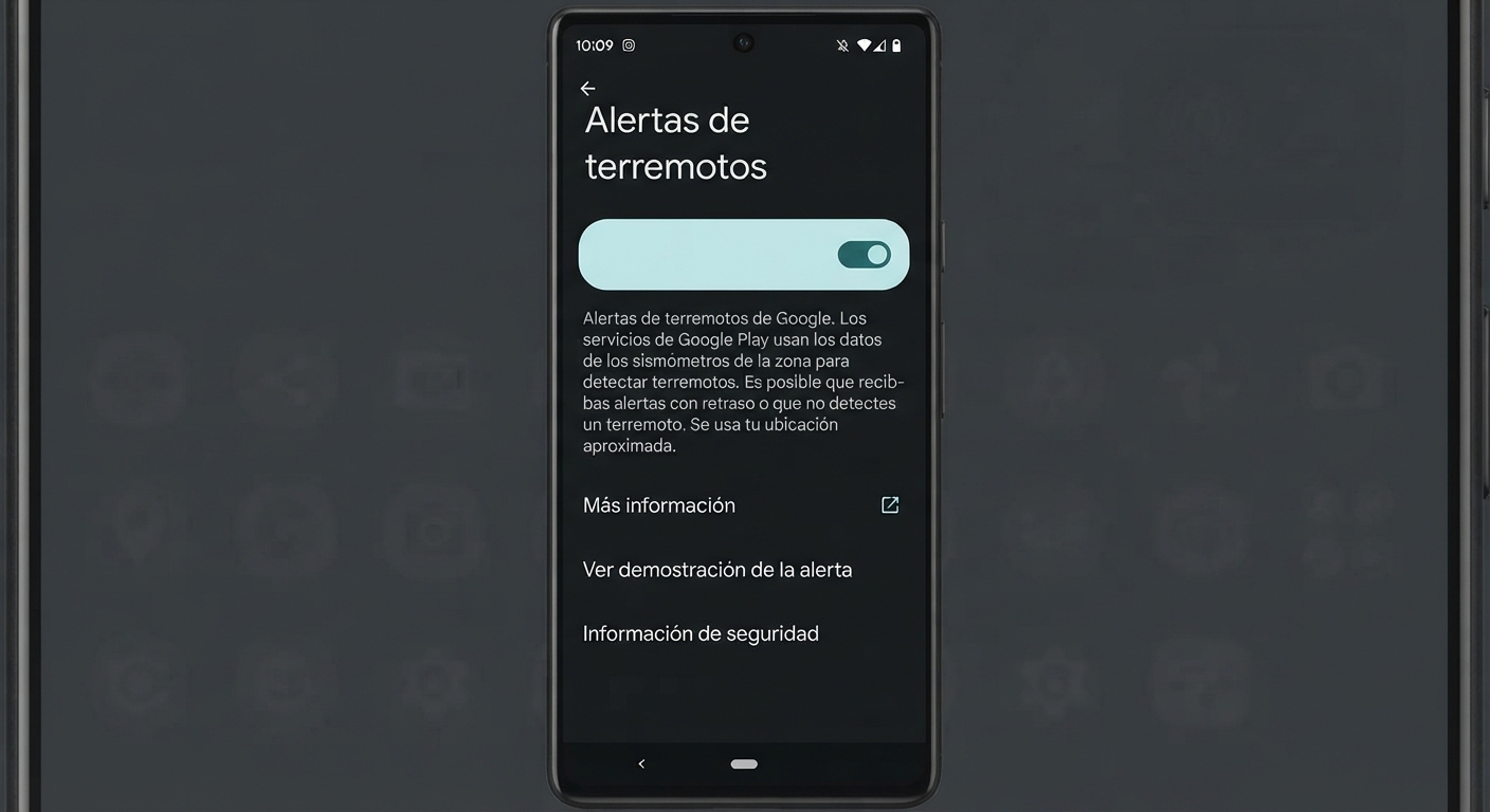 Los teléfonos Android compatibles pueden utilizar sus sensores para detectar las primeras ondas de un terremoto y enviar una alerta a usuarios cercanos.