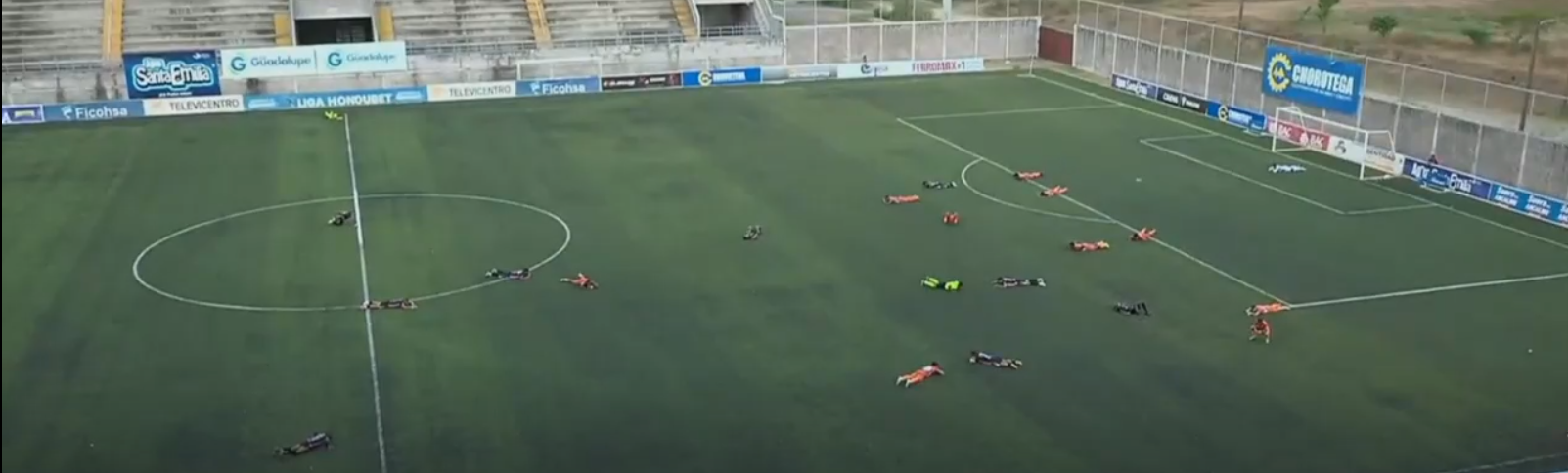El enjambre de abejas obligó a los jugadores, árbitros y cuerpo técnico a resguardarse en el césped.