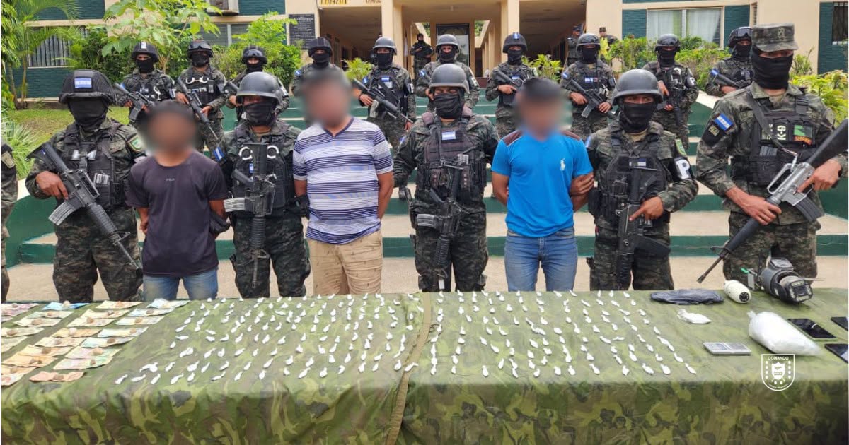 Tres detenidos en operativos del fin de semana.