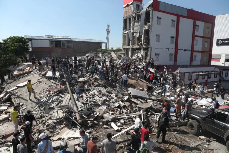 Terremoto que sacudio Colombia el pasado 10 de agosto.