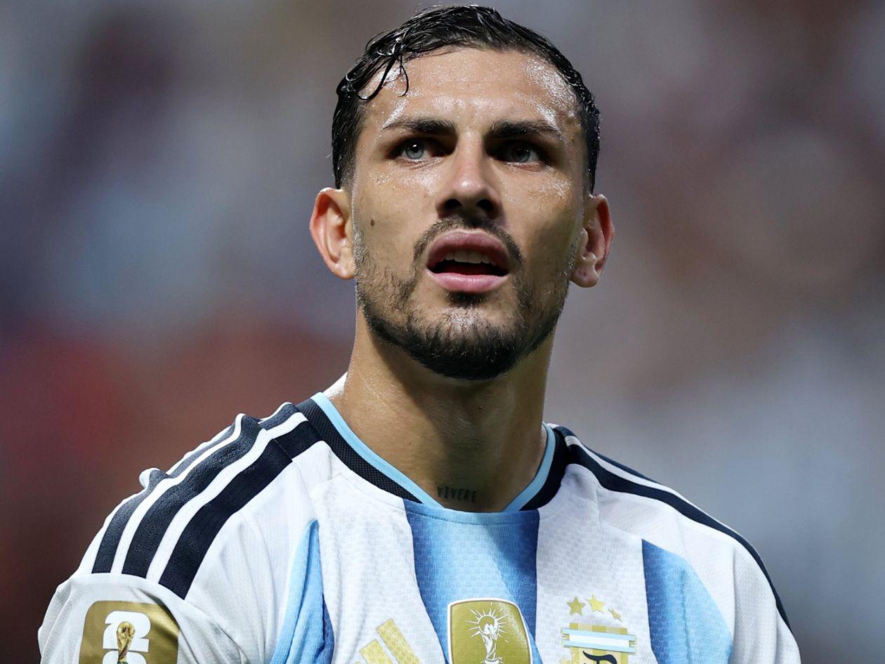 Leandro Paredes jugador de la Selección de Argentina suspendido con 10 partidos.