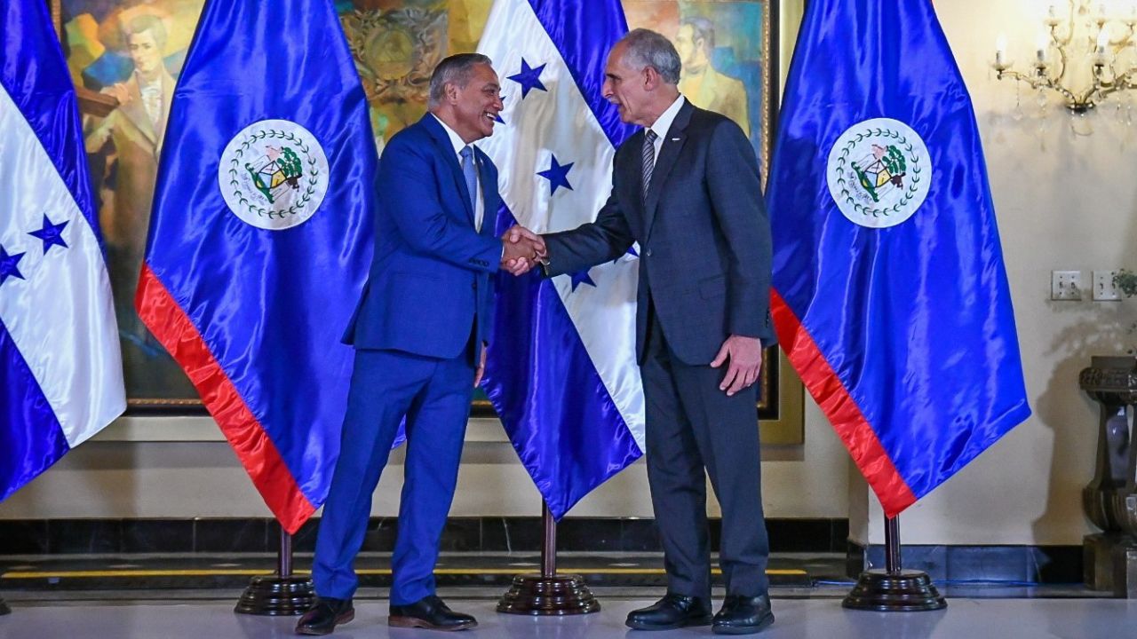 Honduras y Belice buscan fortalecer comercio, seguridad y conectividad regional