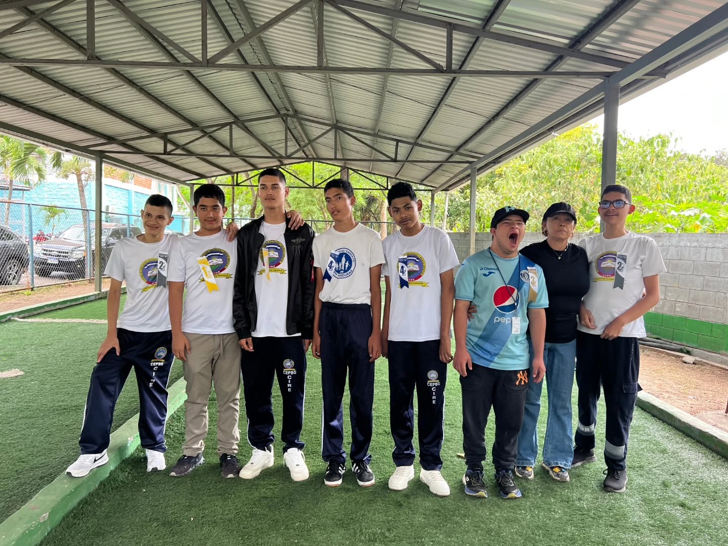 Los jovenes con capacidades especial diron lo mejor para este campeonato.
