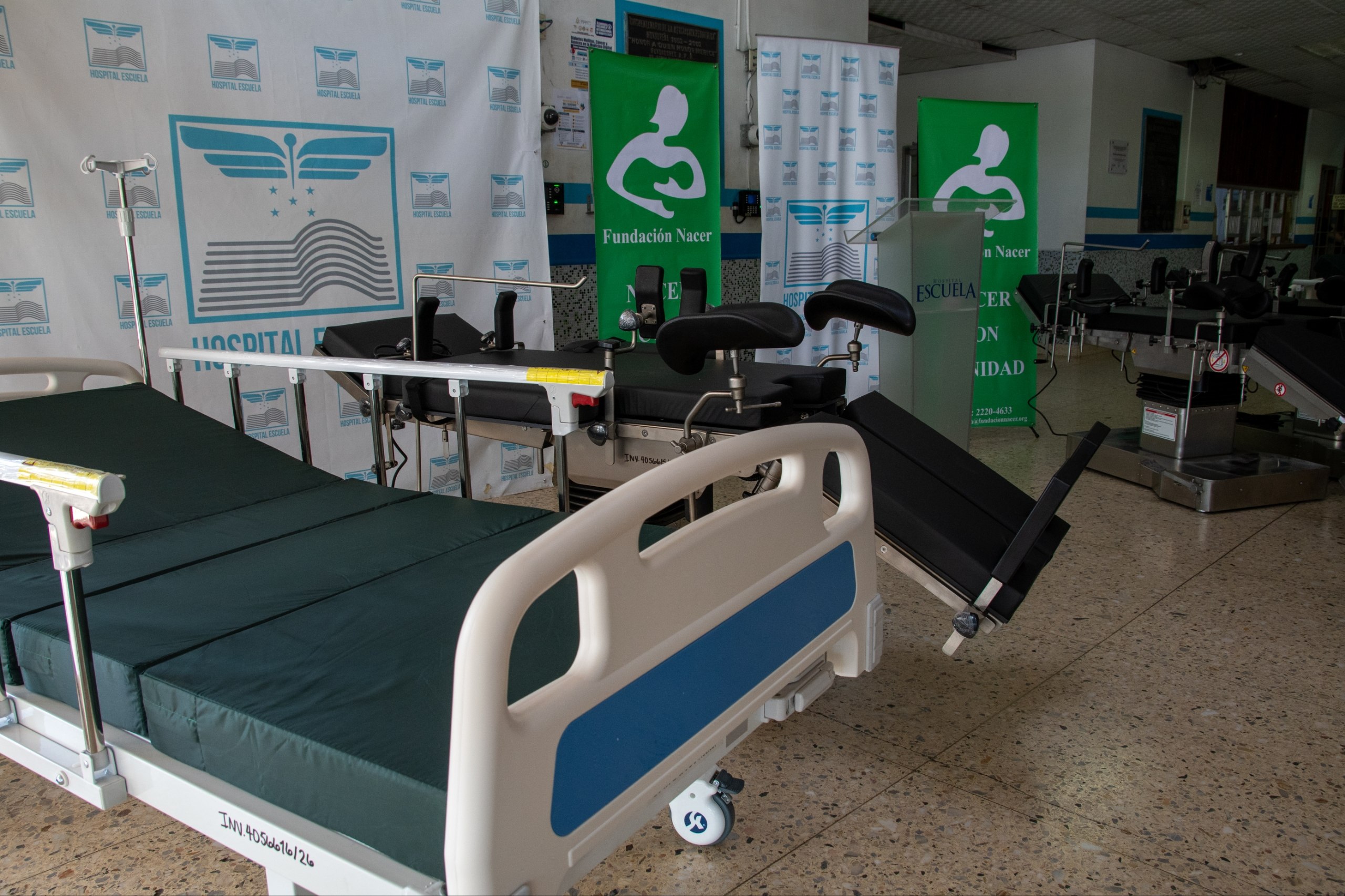La Sala de Labor y Parto del Hospital Materno Infantil será beneficiada con equipos médicos.