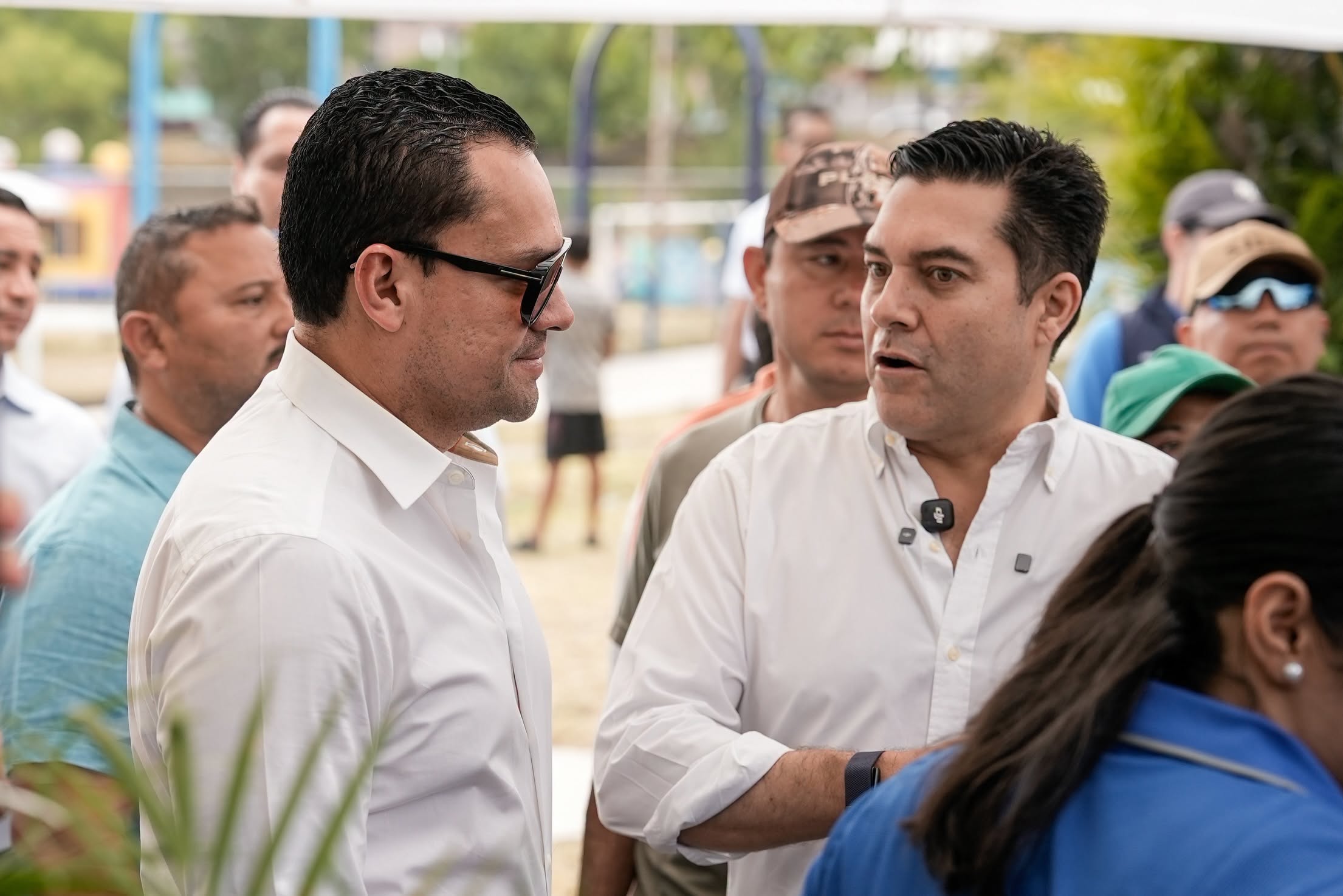 Tomás Zambrano y Juan Diego Zelaya titulares del Congreso y la Alcaldía del DC, respectivamente.