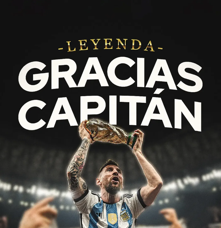"Gracias eternas, Leo. Te vamos a amar hasta el final de nuestros días " escribió AFA Selección a través de instagram.