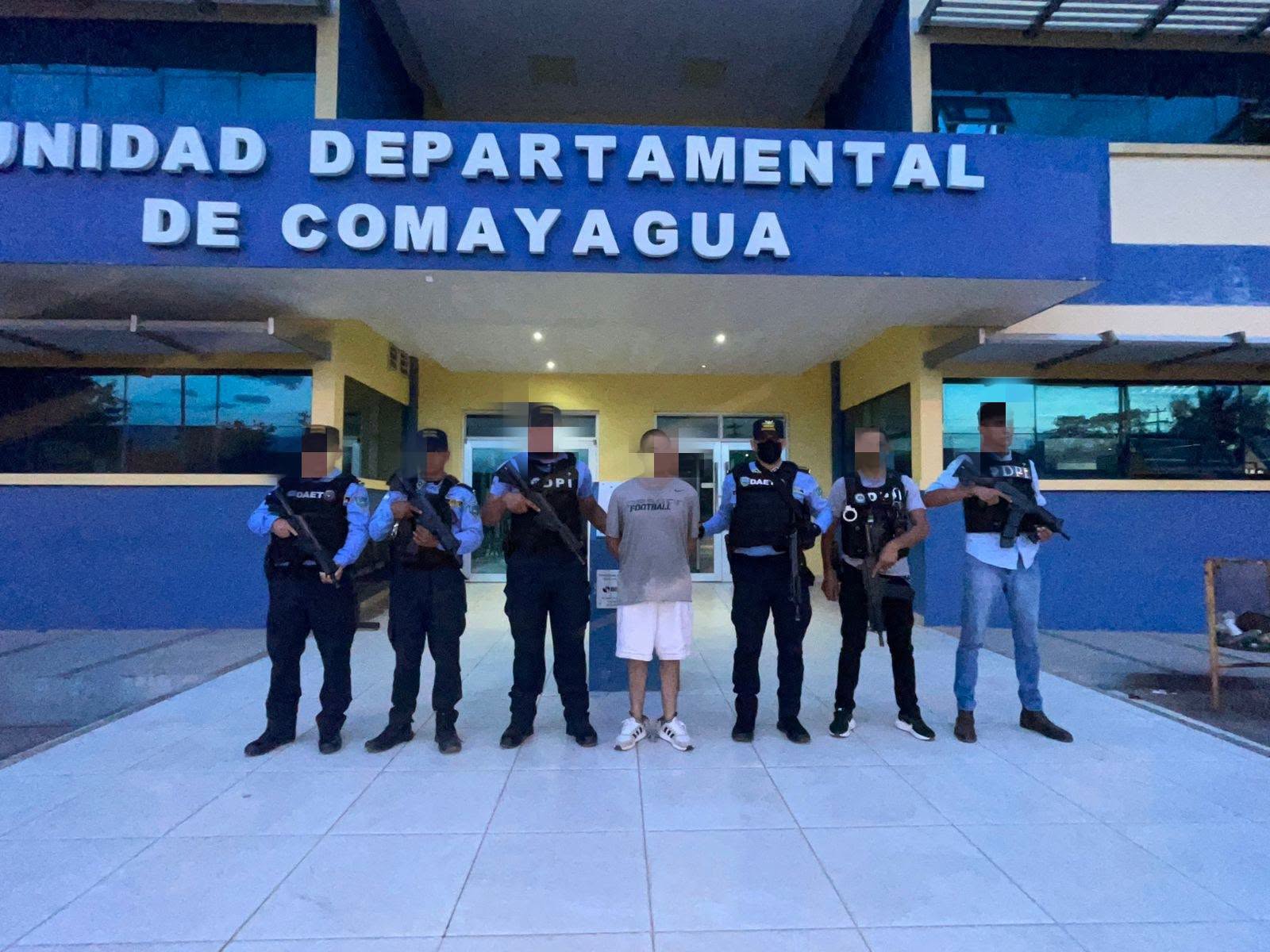 Detienen en Comayagua a "El Chele", presunto asesino de un policía en 2023