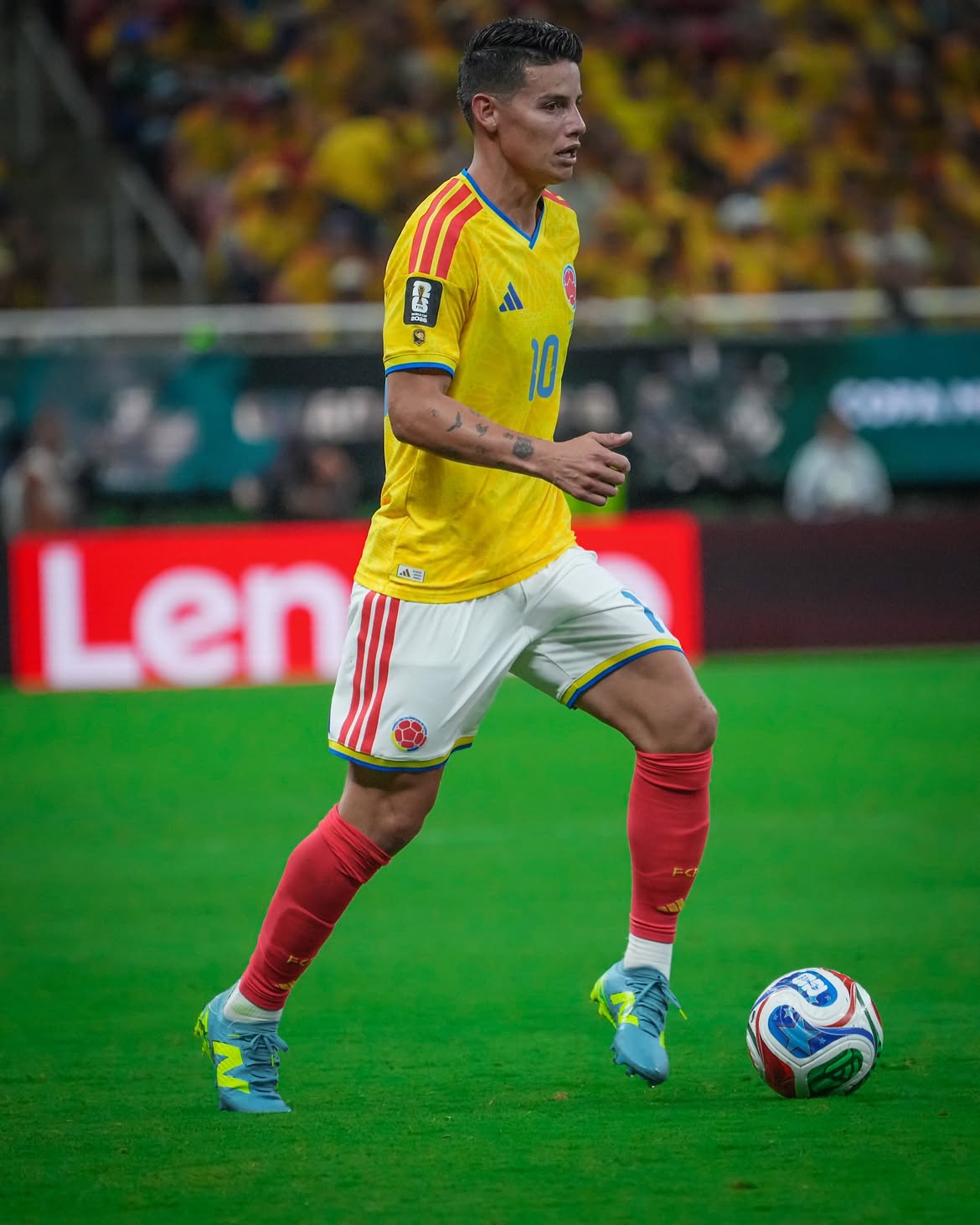 James Rodríguez se despide de la Selección de Colombia.
