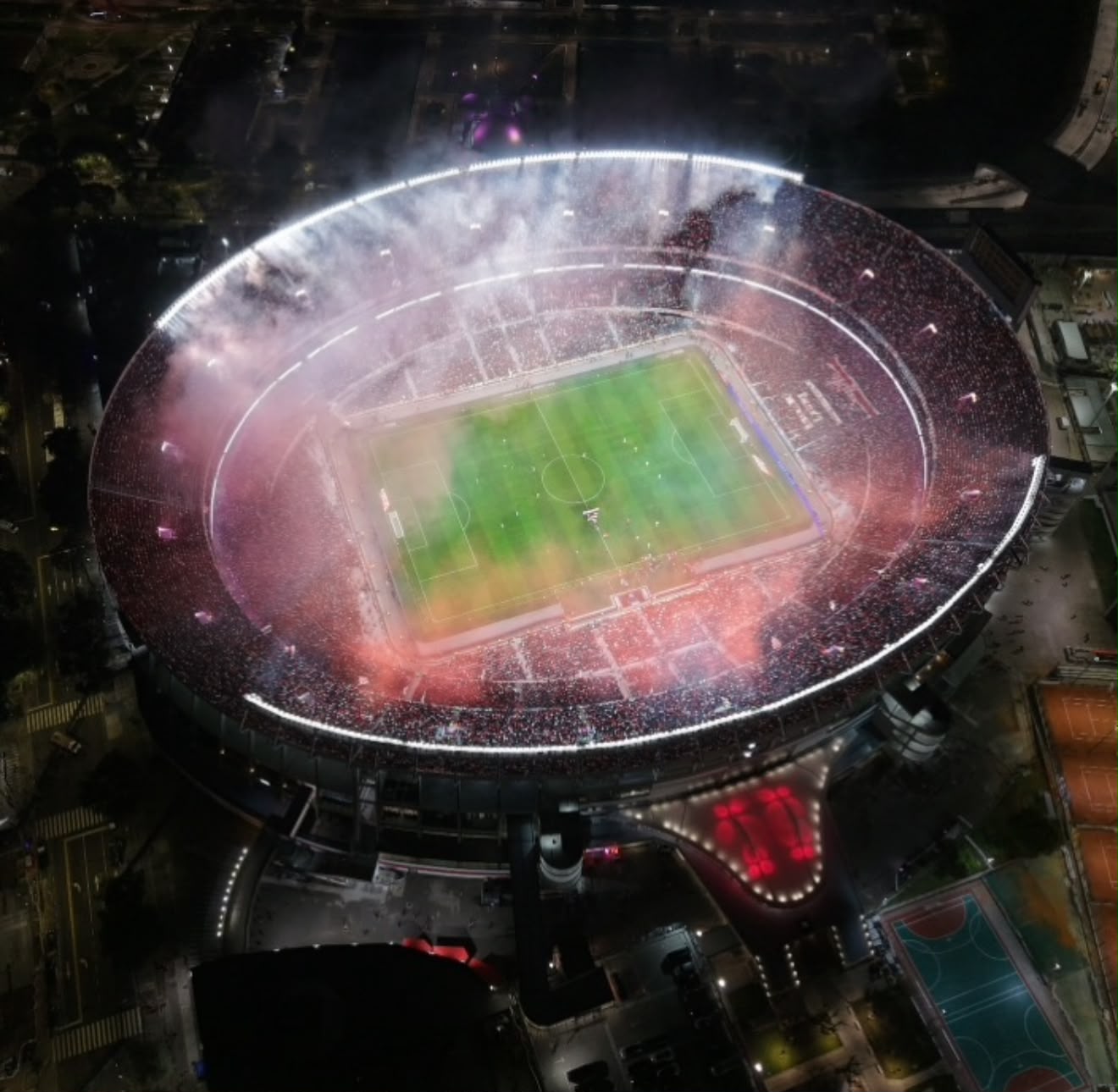 Estadio Monumental perteneciente a River Plate y el más grande de Sudamérica.
