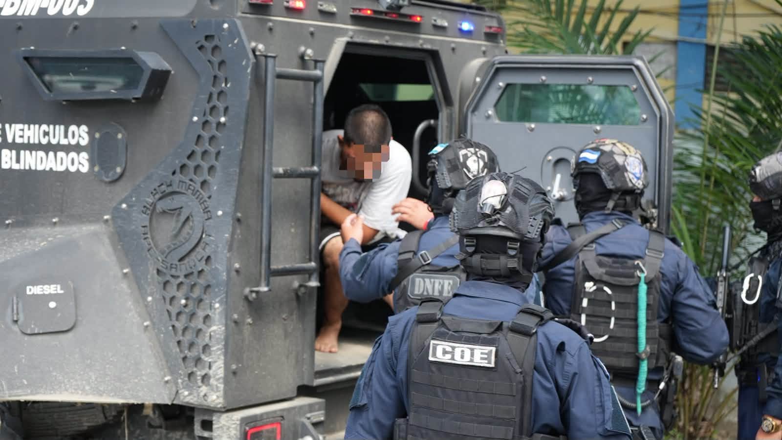 Los operativos se desarrollaron en Tegucigalpa, San Pedro Sula, La Ceiba y Sulaco, según informó Seguridad.