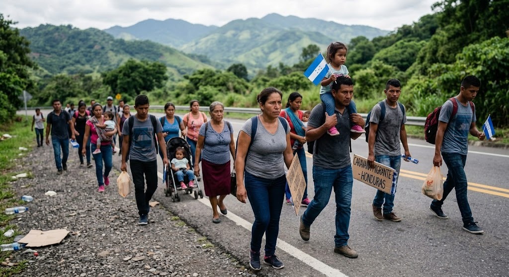 Caravanas migrantes entre la necesidad, negligencia y el cálculo político
