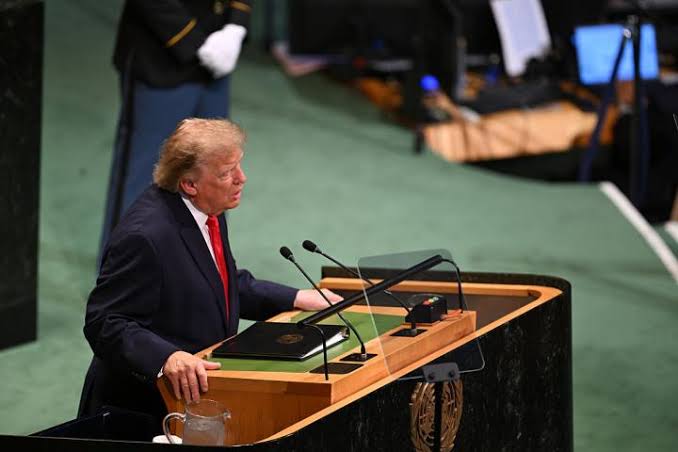 El presidente Trump en la 81 Asamblea General de las Naciones Unidas.