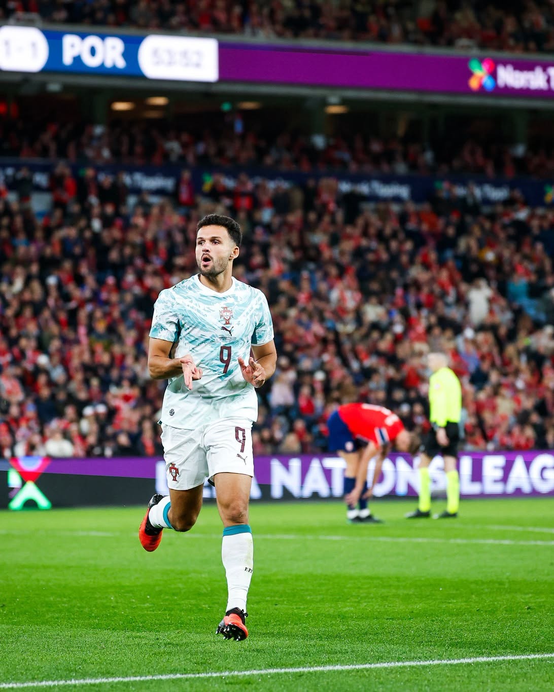 Jugador de la Selección de Portugal Gonçalo Matias Ramos