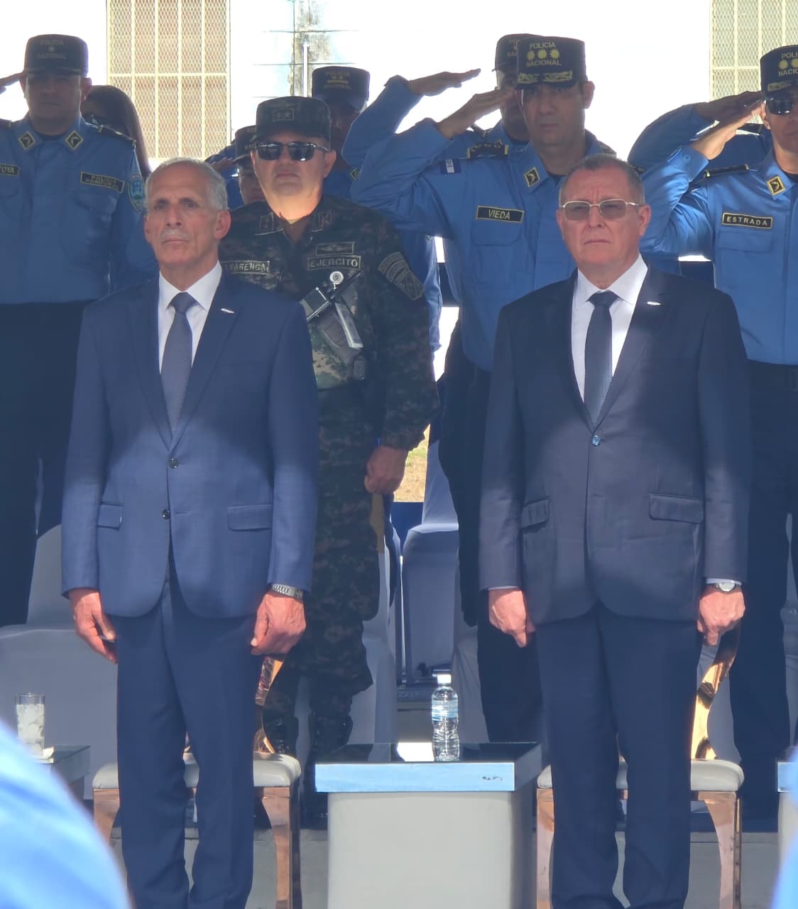 Presidente Nasry Asfura y Secretario de Seguridad Velásquez