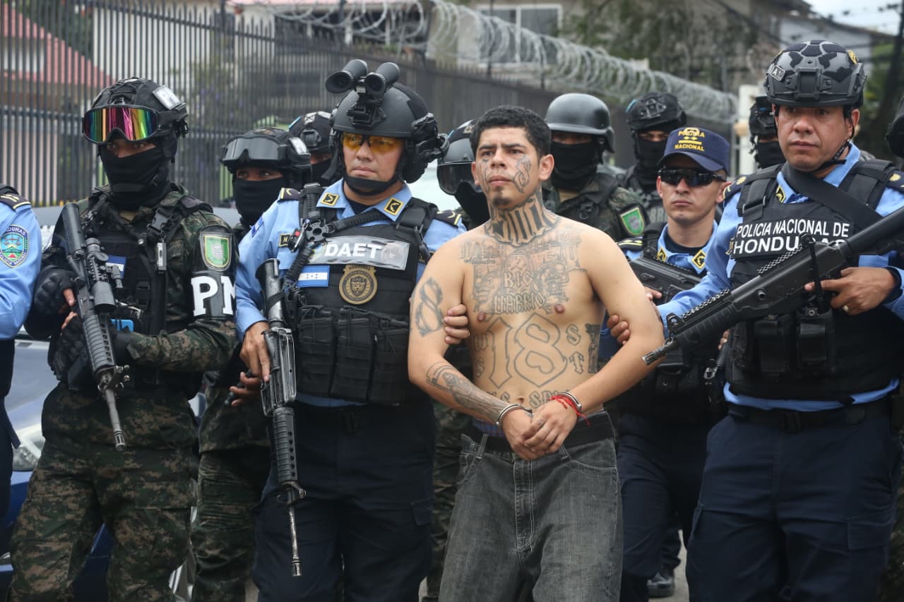 Miembros de supuesta estructura crimal
