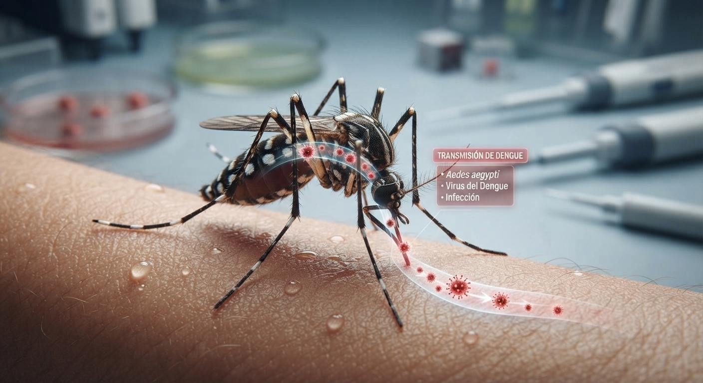 El zancudo Aedes aegypti, transmisor del dengue, puede reproducirse en recipientes con pequeñas cantidades de agua acumulada.