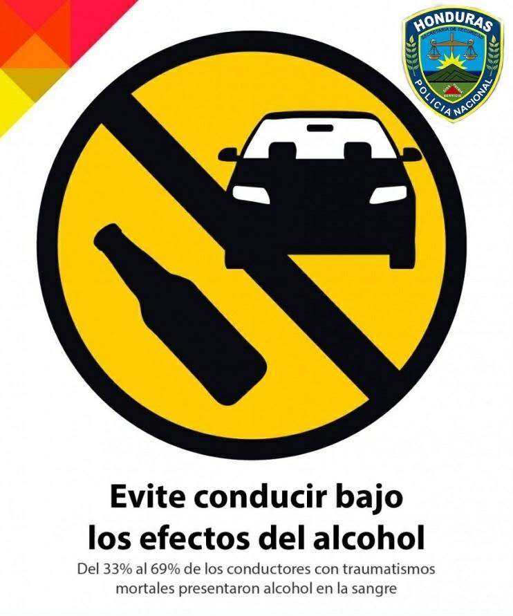 Evita conducir, si ingieres bebidas alcohólicas.