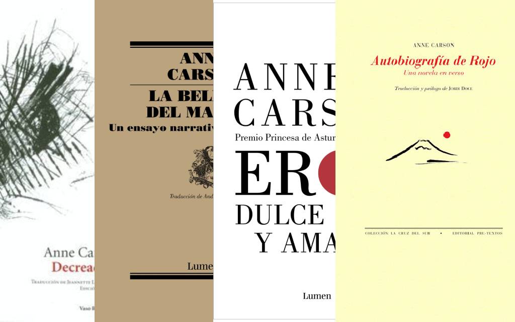Libros más conocidos por Anne Carson.
