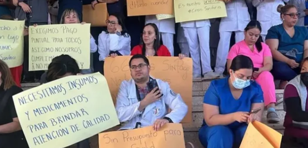 Médicos en huelga