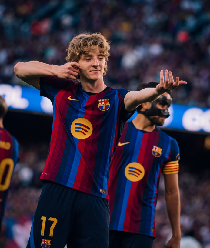 El inglés sumó su primer gol con el Barcelona en LaLiga durante la victoria ante el Getafe, por lo que llegó a un tanto en la temporada 2026-2027.