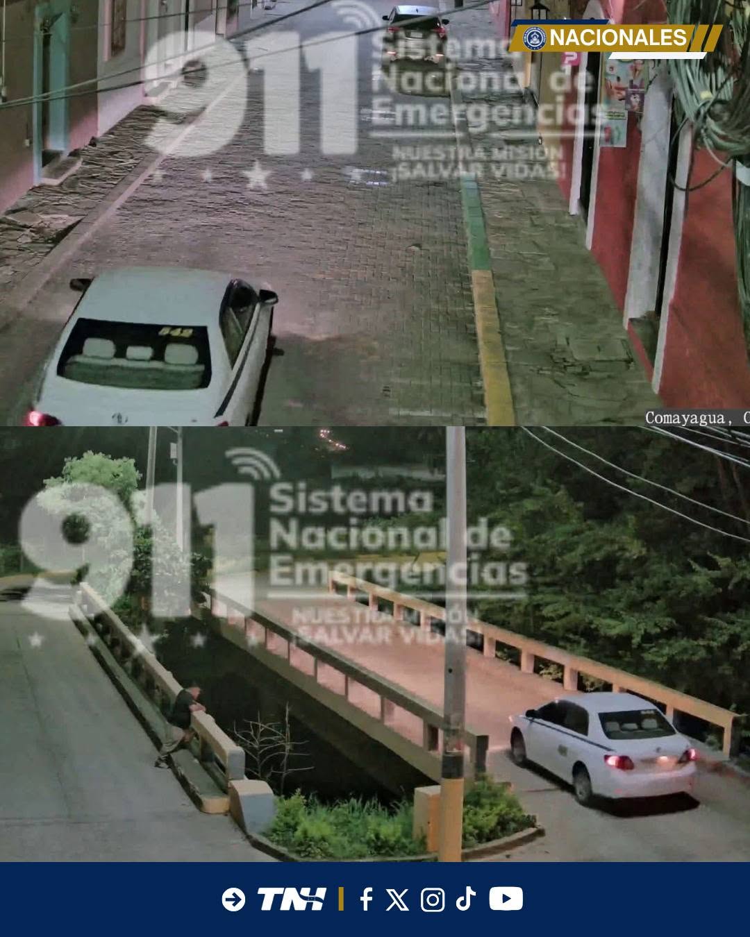 Gracias a las cámaras del 911 que captaron videos que llevaron con el paradero del sospechoso.