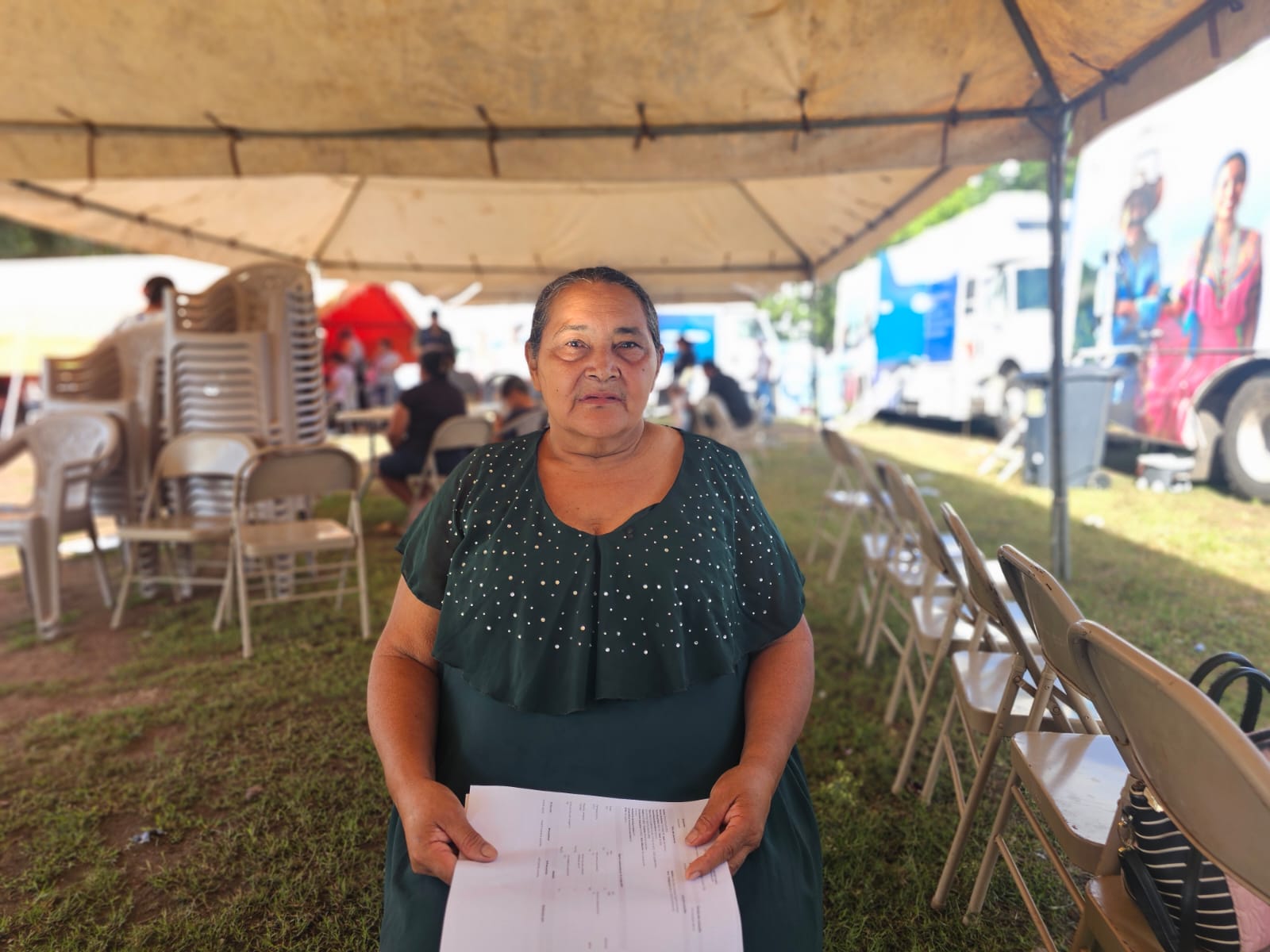 Pacientes de Olancho aprovecharon las brigadas para recibir atención y realizarse exámenes médicos gratuitos.