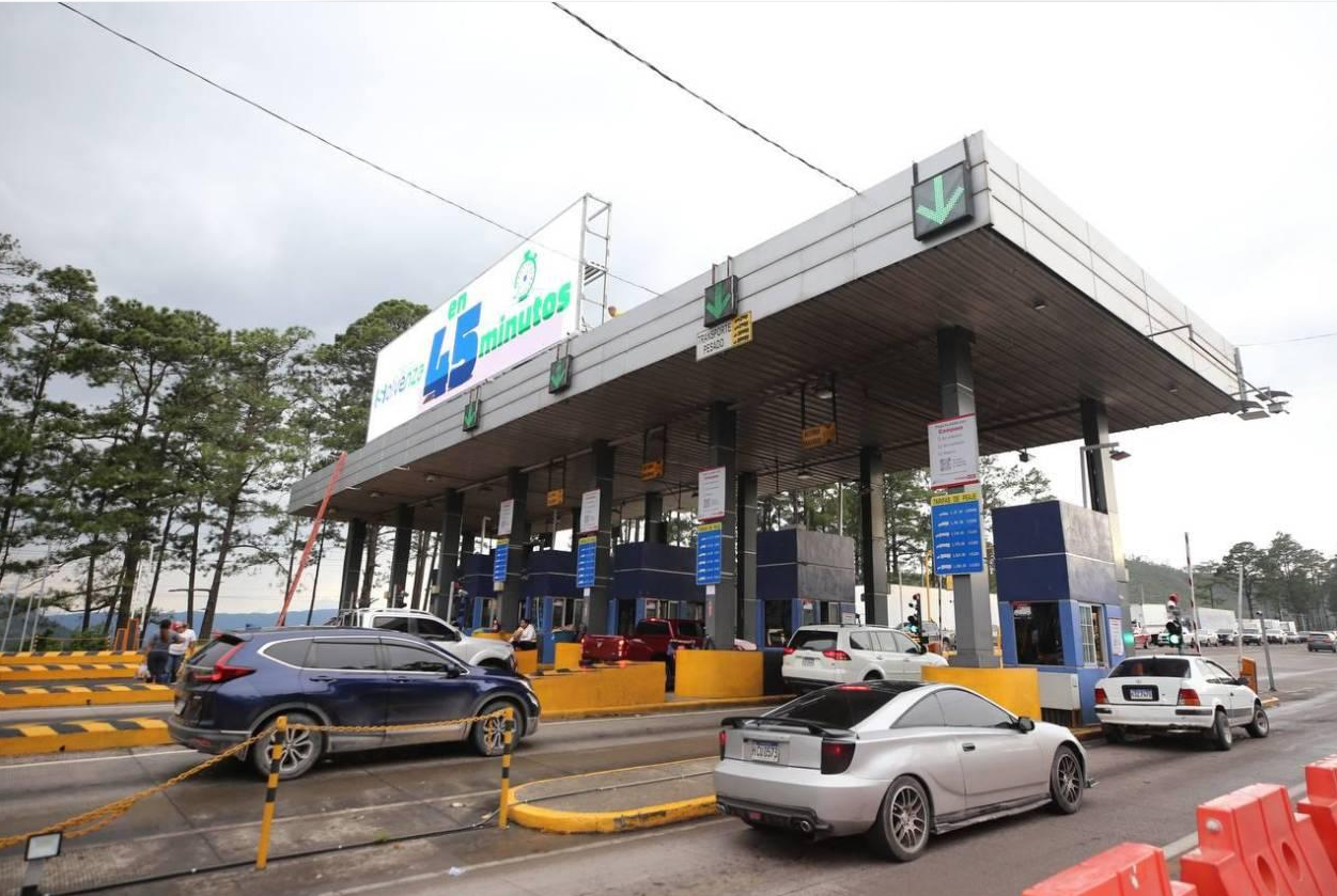 Descartan nuevos cobros en el Corredor Seco yEl Gobierno mantiene durante 2026 la tarifa de 22 lempiras para vehículos turismo en las casetas de la CA-5.