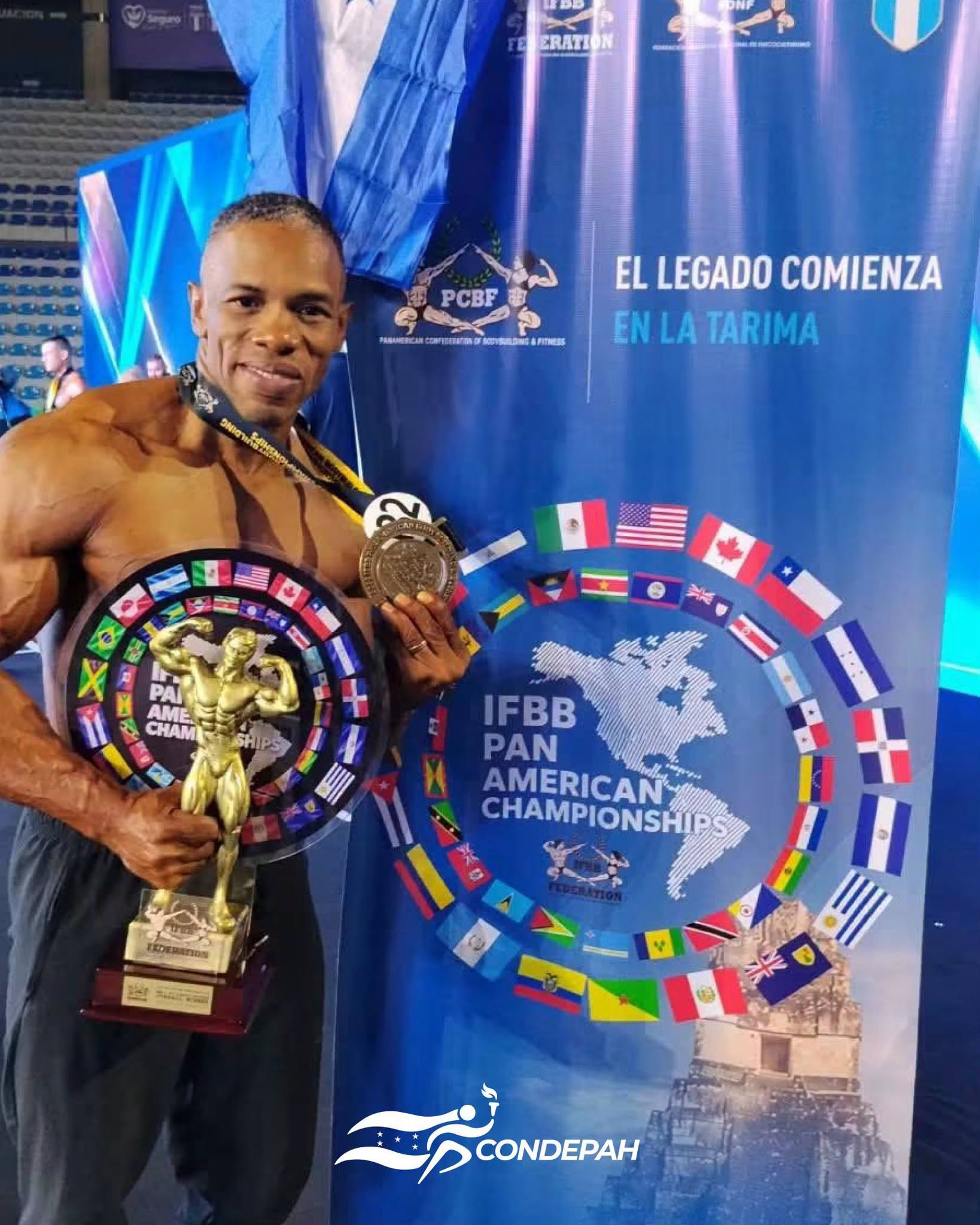 Henry Gotay se corono Campeón Panamericano Absoluto de Fisicoculturismo