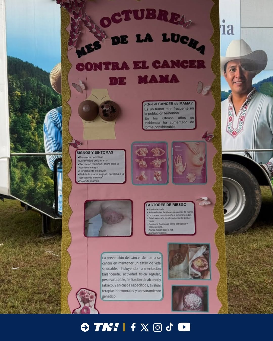 En el mes rosa, las autoridades enfatizan la prevención del cáncer de mama.TNH