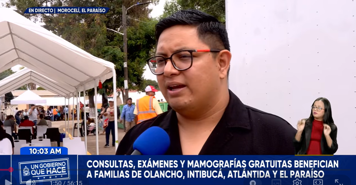 Doctor Hilbron Rodríguez coordinador médico UMAC Morocelí