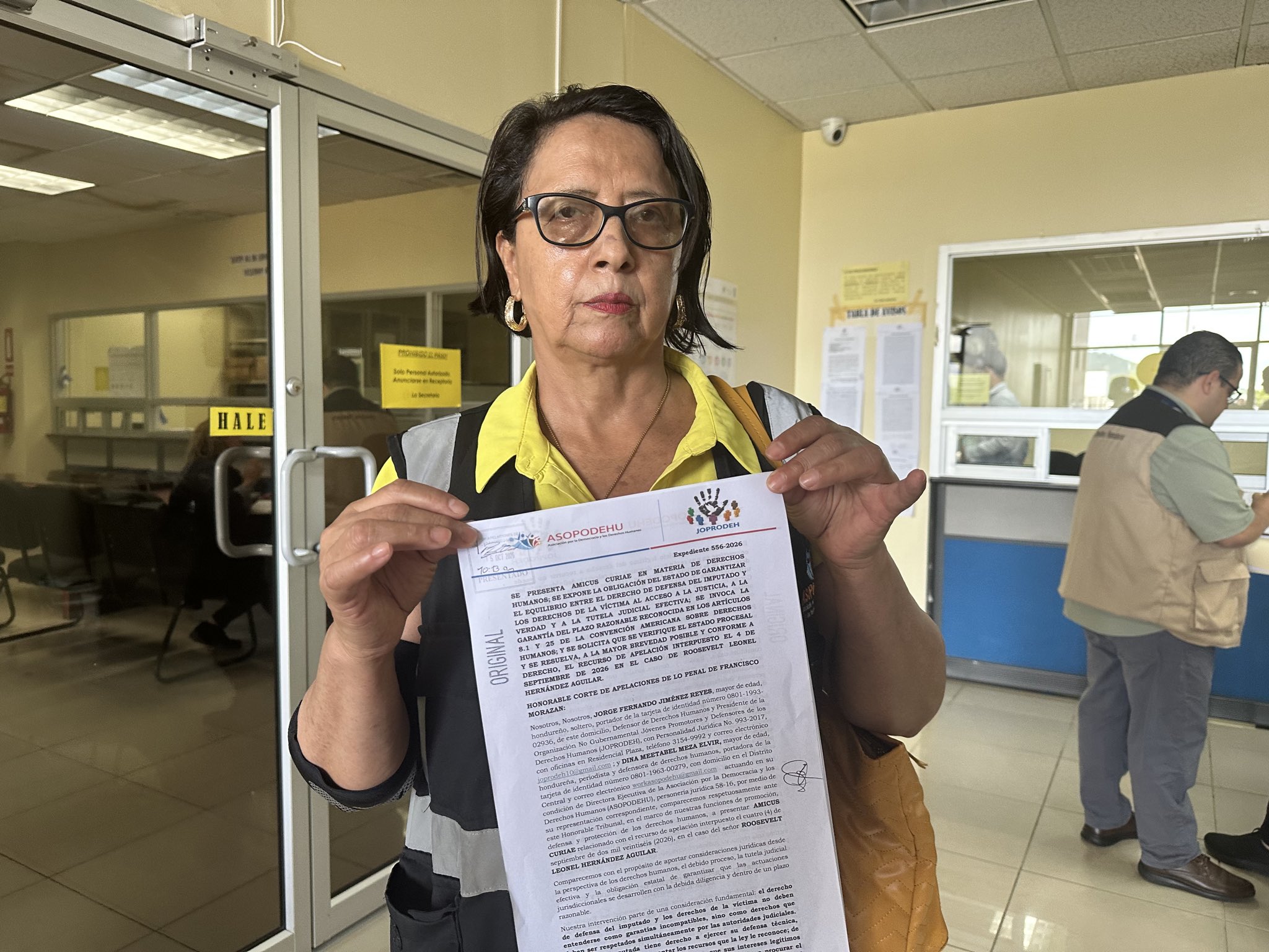 Asopodehu y Joprodeh piden resolver los recursos pendientes en el caso contra el exjefe militar.