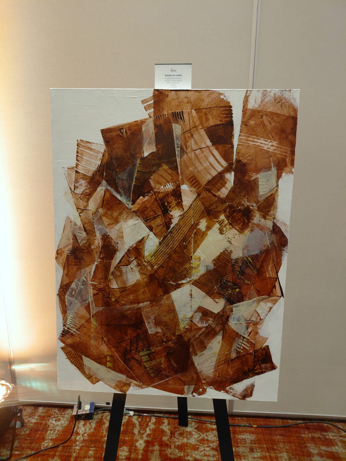 La exposición  impacto por la temática  y por lo colorido de las mismas