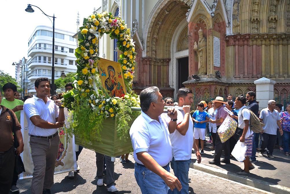 3.	La caída de la cruz quedó registrada en la transmisión en vivo