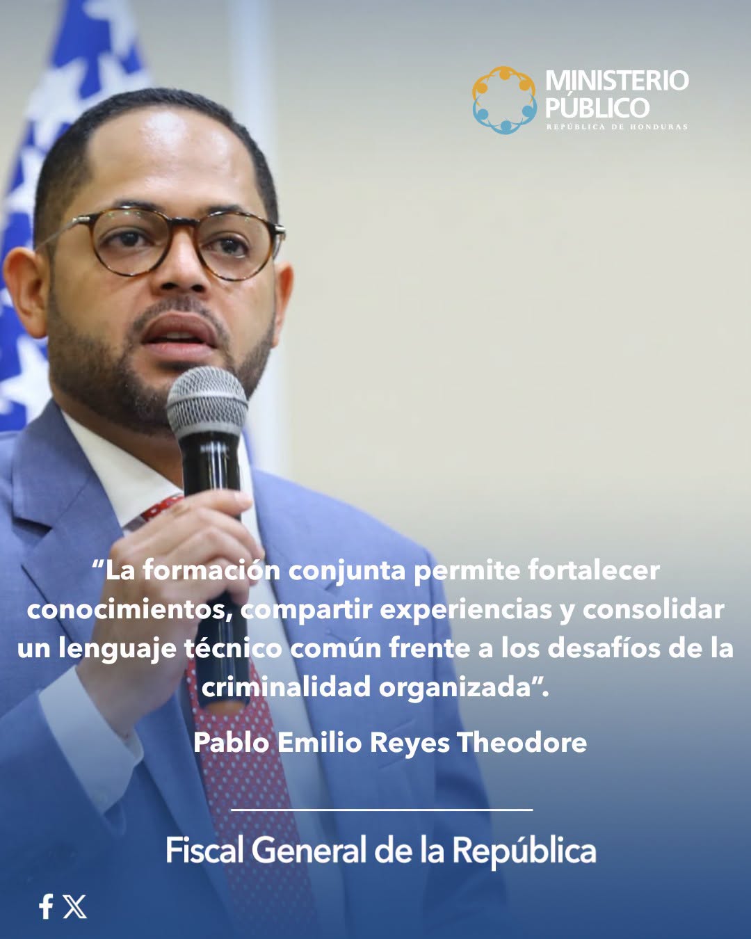Pablo Emilio Reyes, fiscal general de Honduras, anunció la creación de la Felafra durante una jornada de formación para jueces y fiscales en Tegucigalpa.