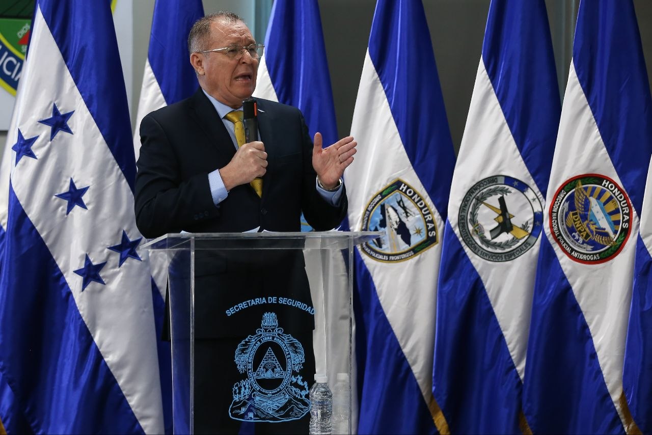 Secretario de Seguridad, Gerzon Velásquez.