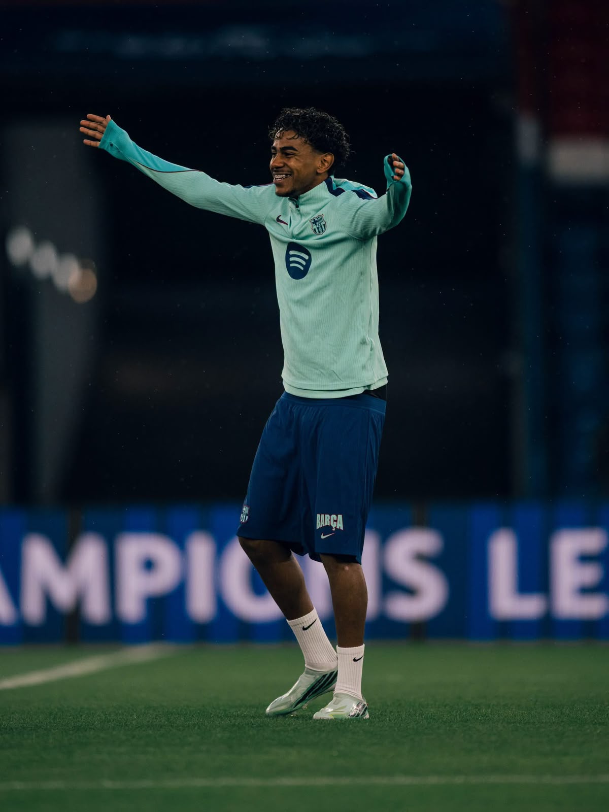 Lamine Yamal, listo para enfrentar al PSG.