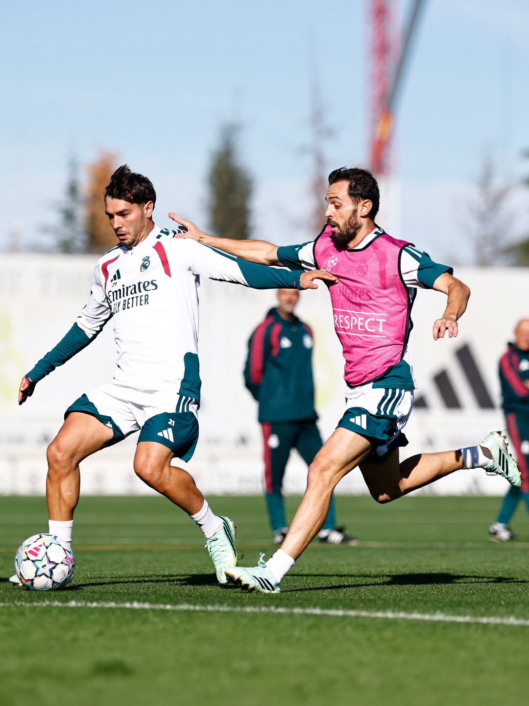 Entrenamiento del Real Madrid.
