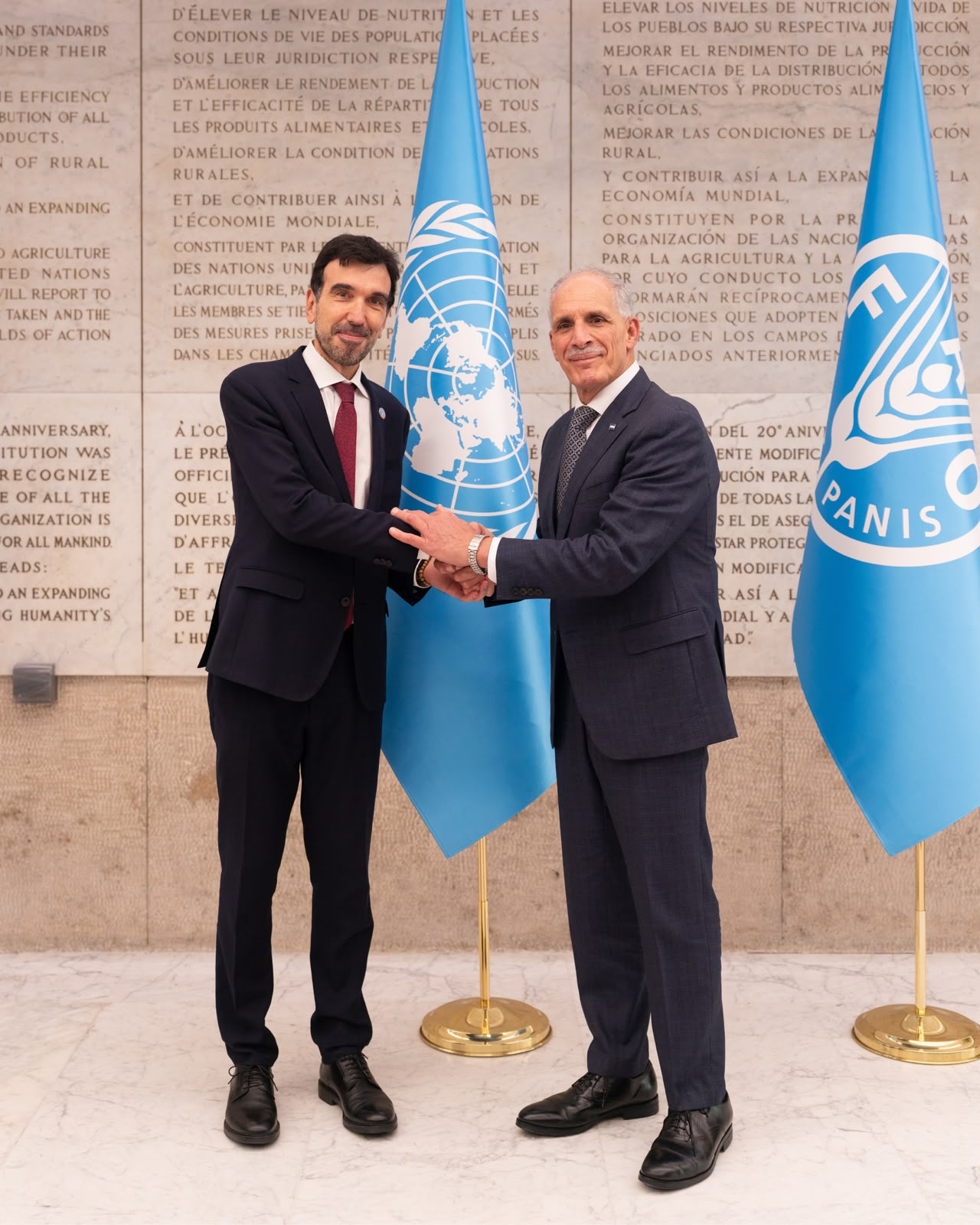 El presidente Asfura tuvo un encuentro con el representante de la FAO.