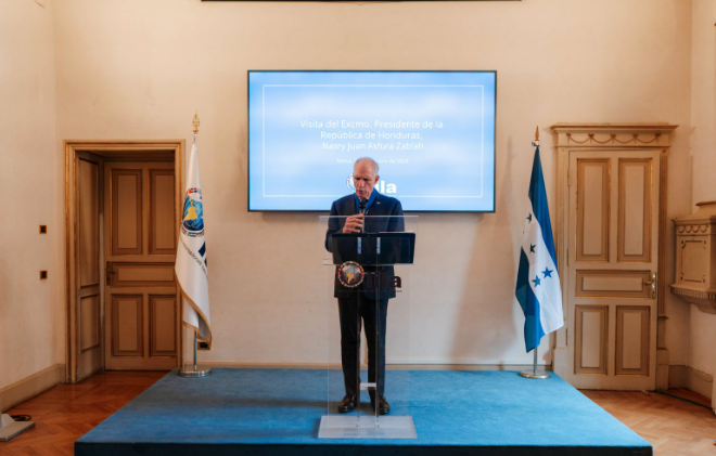 Presidente Asfura en Italia