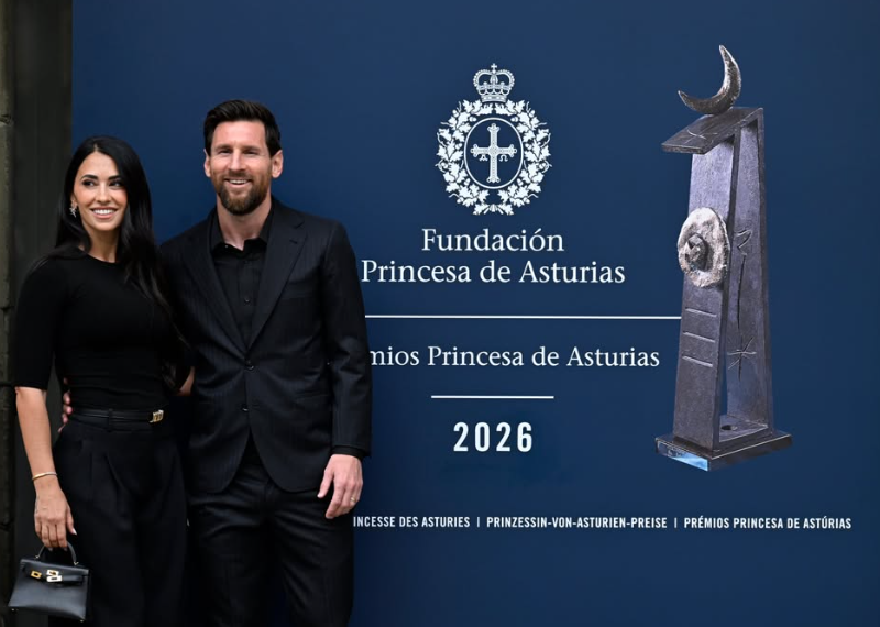 Lionel Messi y su esposa Antonela Roccuzzo.