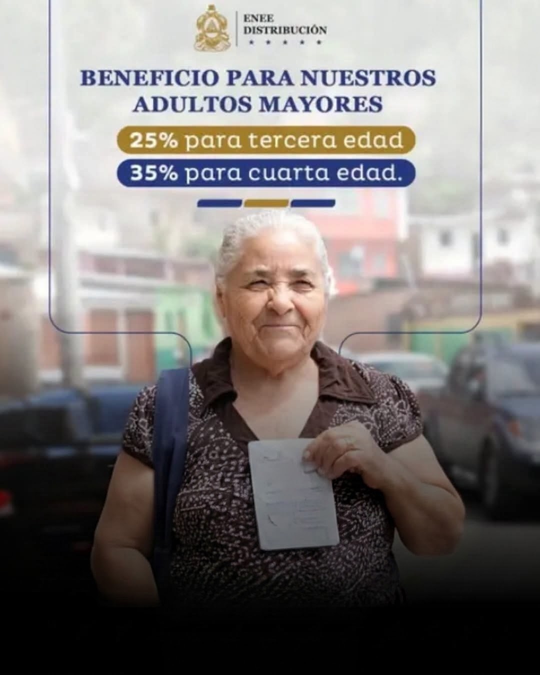 Beneficio que los adultos mayores obtienen en la factura de electricidad.