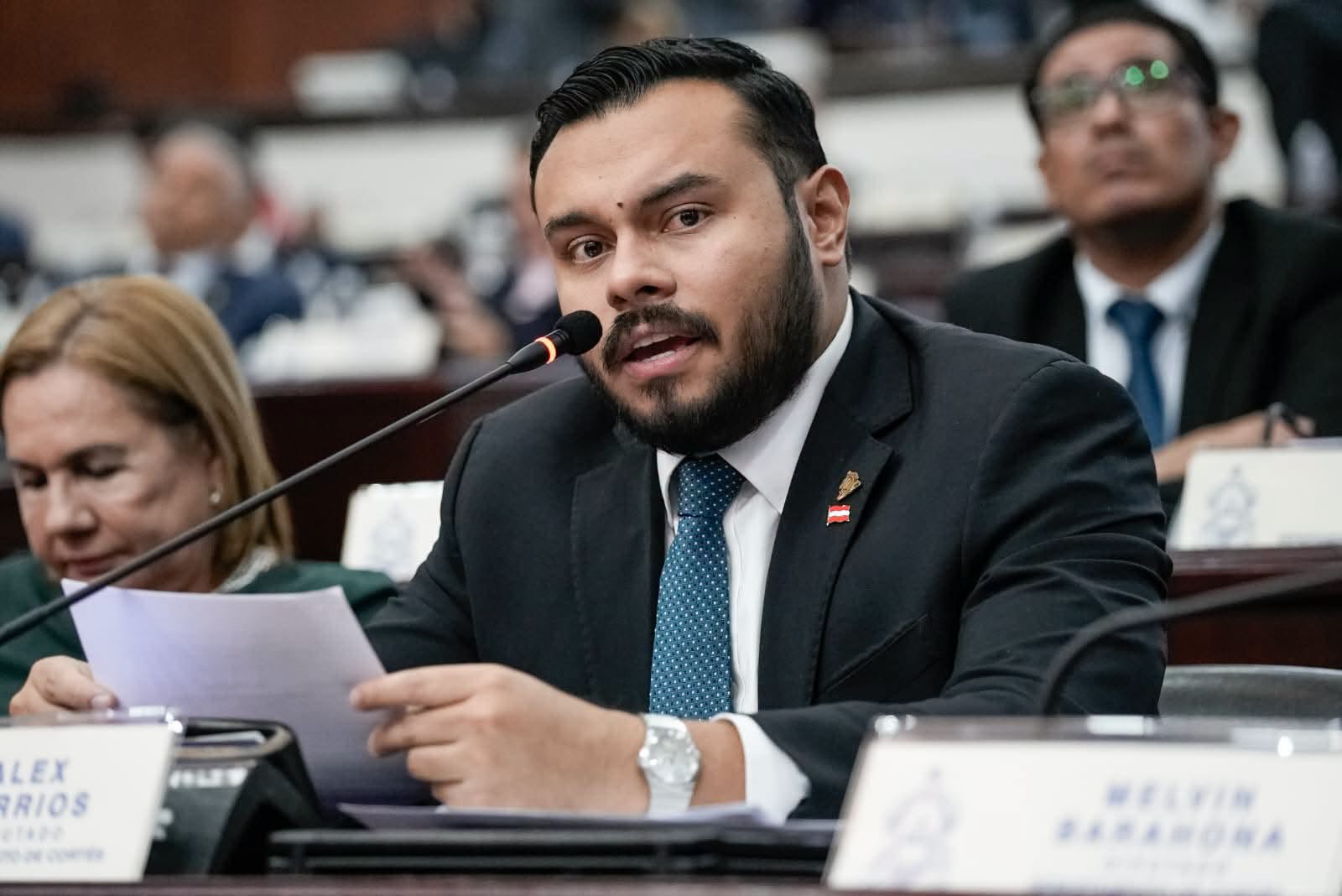 Diputado liberal Alex Berríos, impulsor de la iniciativa.