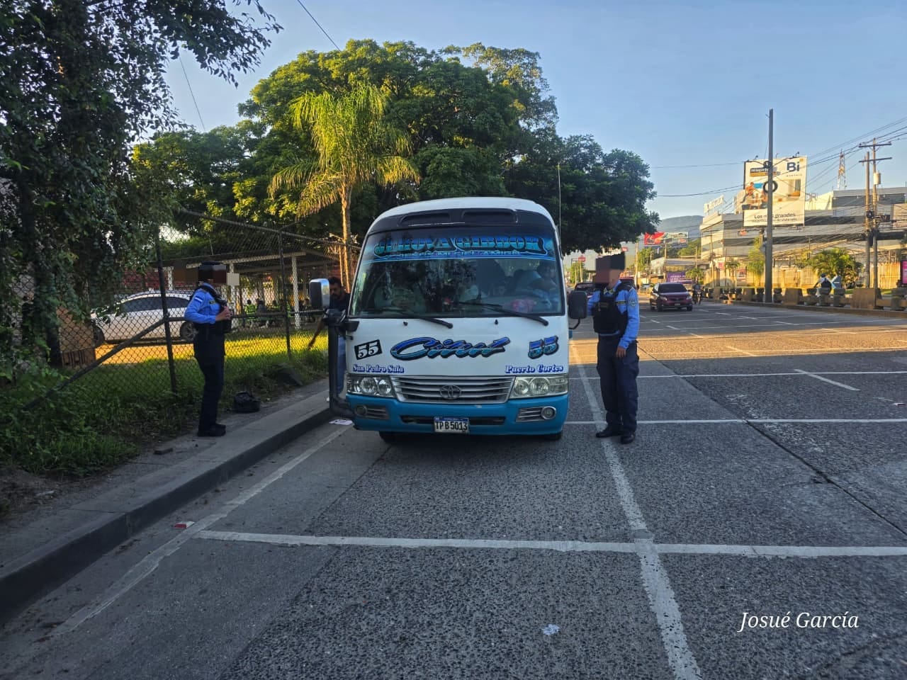 Operativos policiales en buses